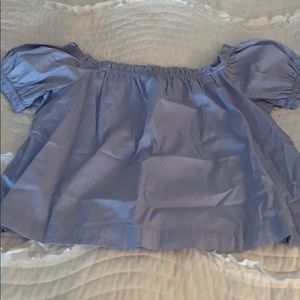 H&M Off the shoulder crop top